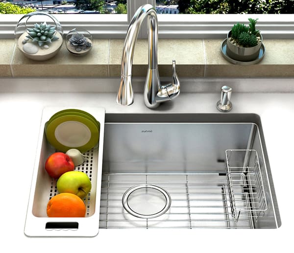 Zuhne Single Bowl Stainless Steel Kitchen Sink