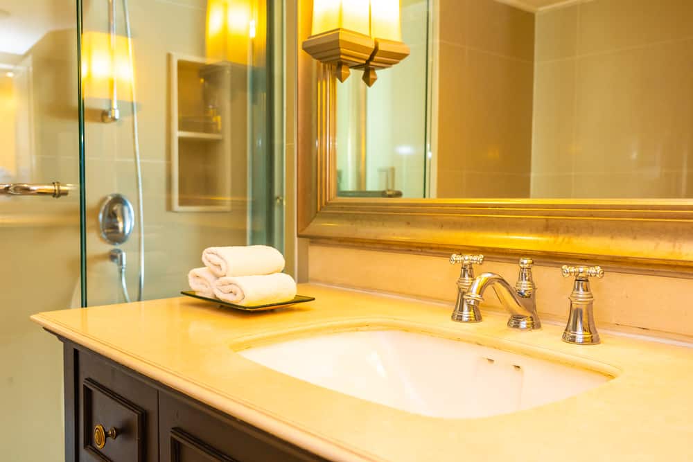 Bathroom Sink and Faucet