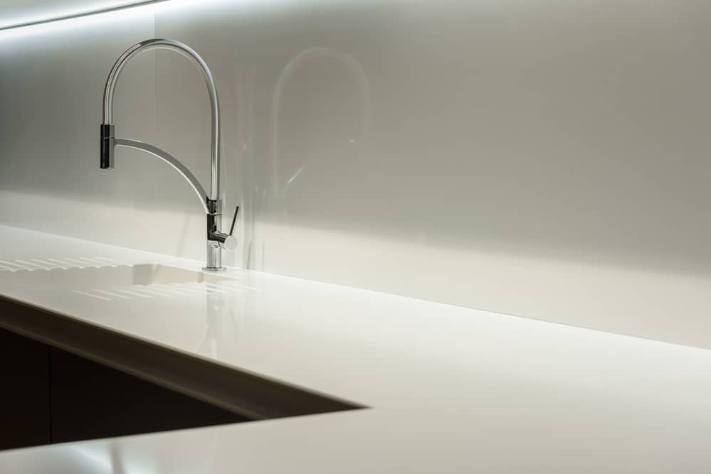 Kitchen Faucet and Backsplash