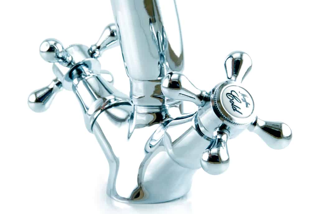 Closeup of Faucet Handle
