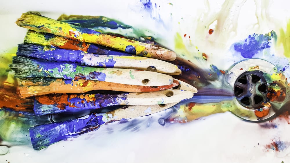 Paint in Sink