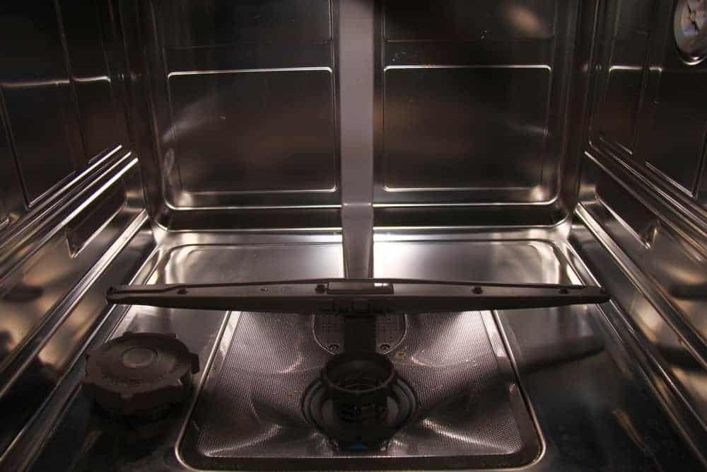Inside of Dishwasher