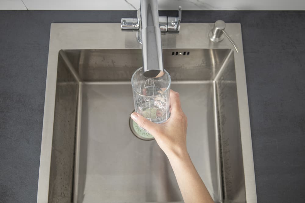 Getting Water From Kitchen Tap