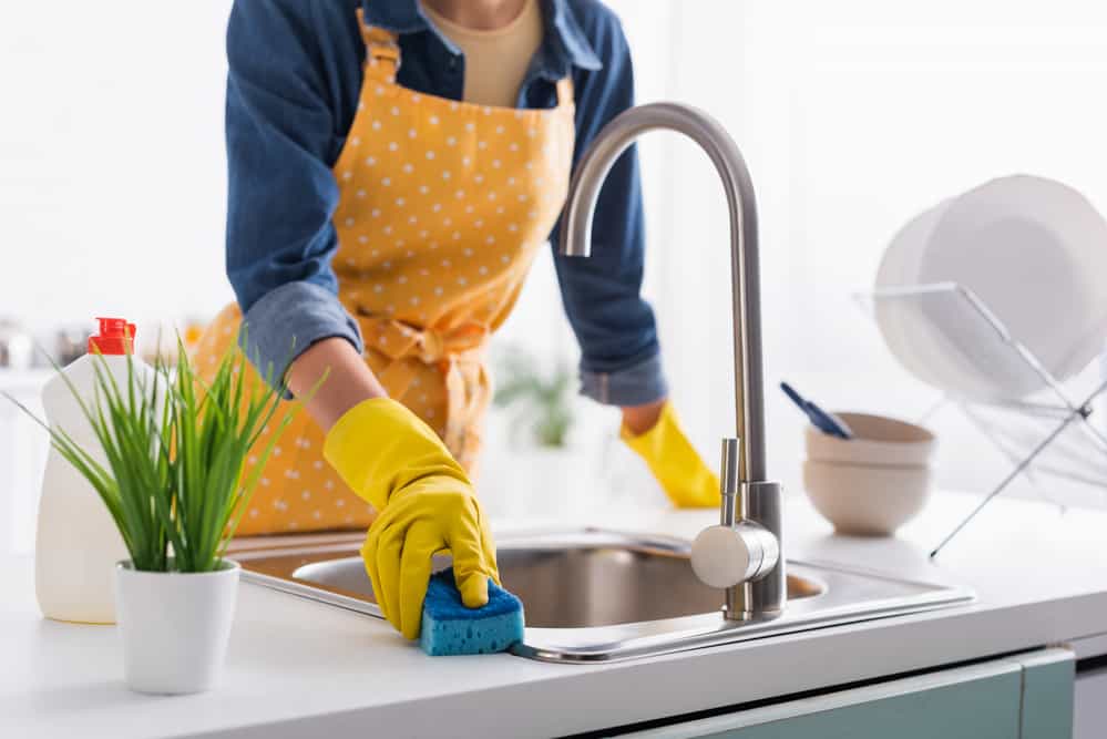 How To Disinfect A Kitchen Sink Without Bleach