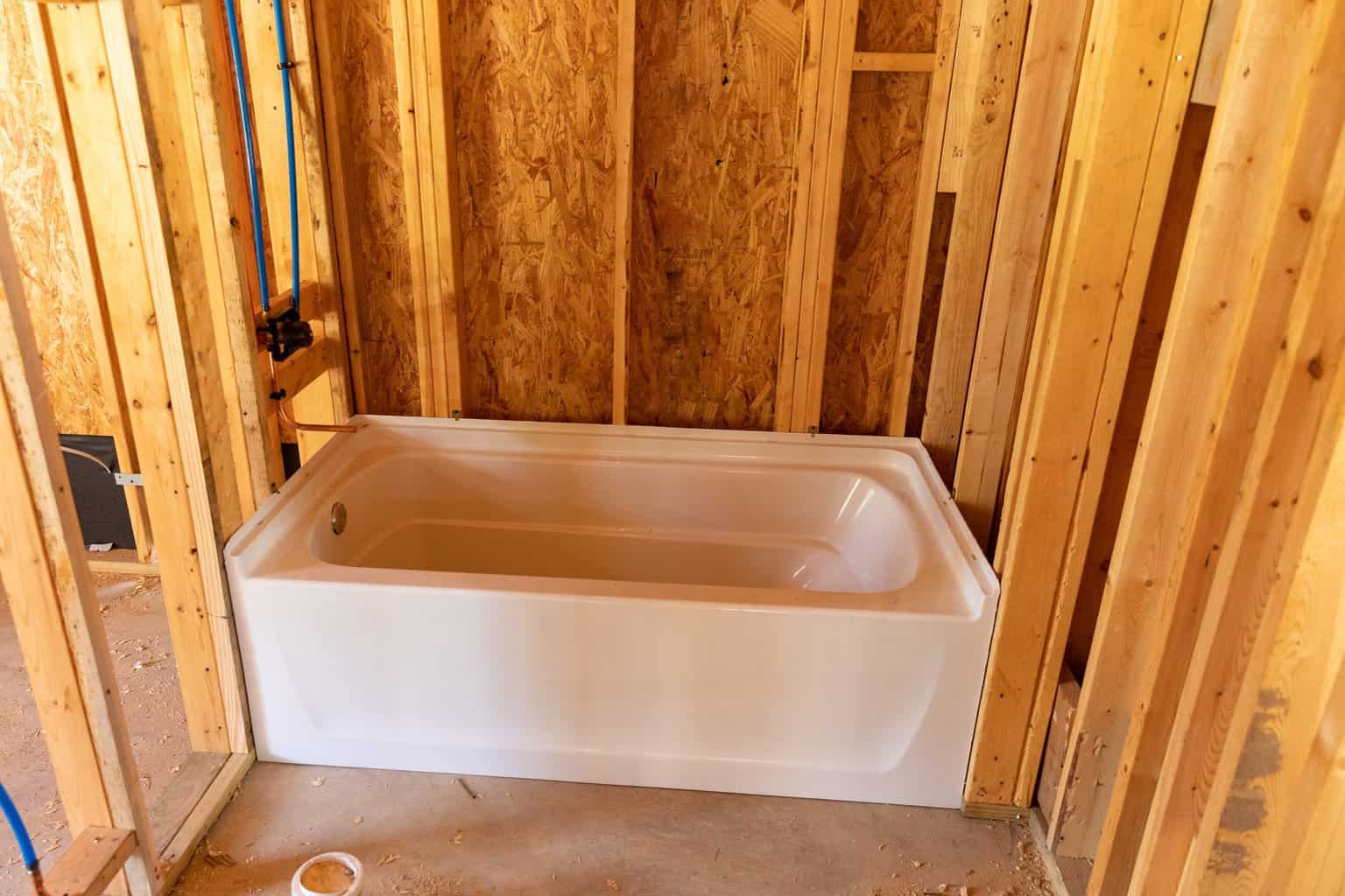 Rough-In Bathtub Install